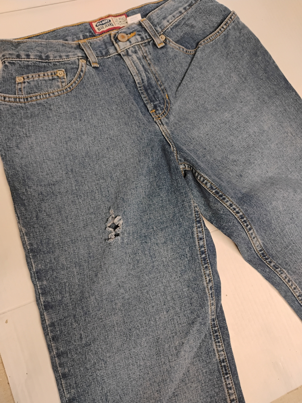 Old Navy Light Blue Women's Boyfriend Jeans, 4 Short